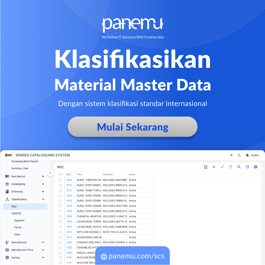 Manajemen Material Master Data