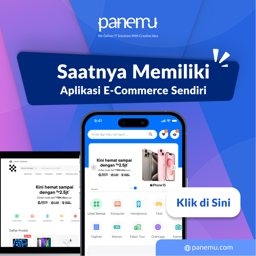 Miliki Aplikasi E-Commerce Sendiri Sekarang!