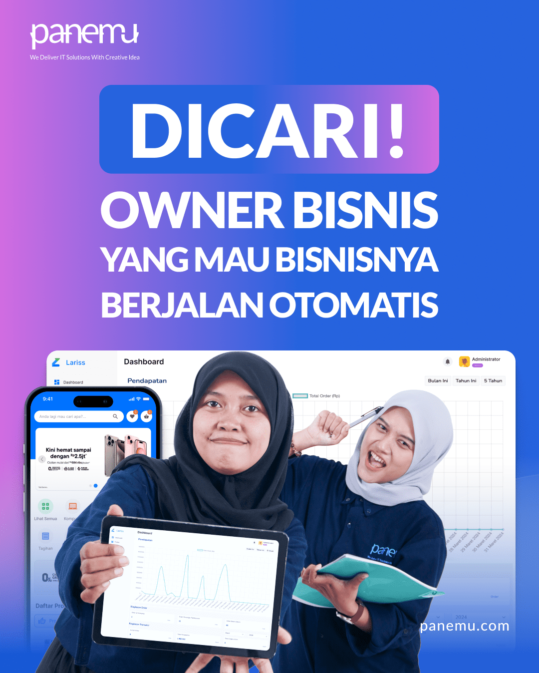 otomatisasi bisnis sekarang!