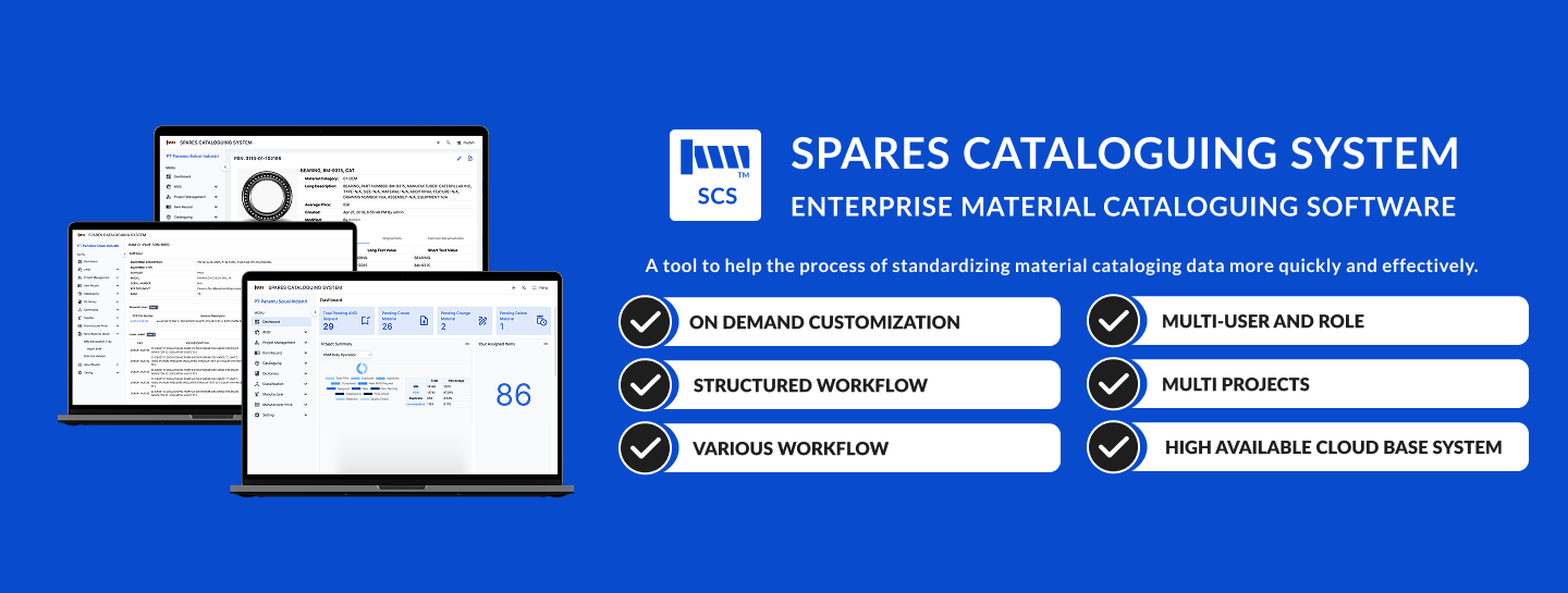 SCS Enterprise Material Cataloguing Software